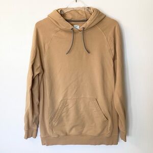 Myles Apparel Cotton Blend Pullover Hoodie - Camel - L